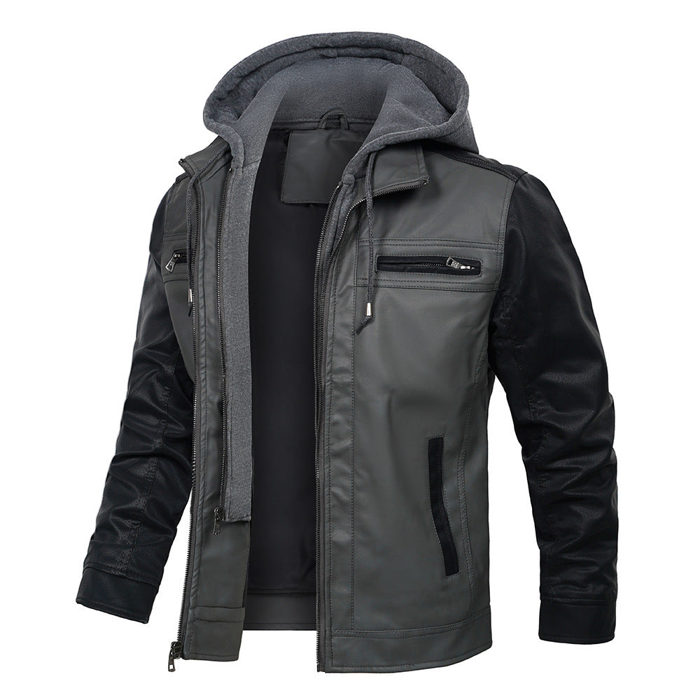 Fashion Leather Jacket Coat