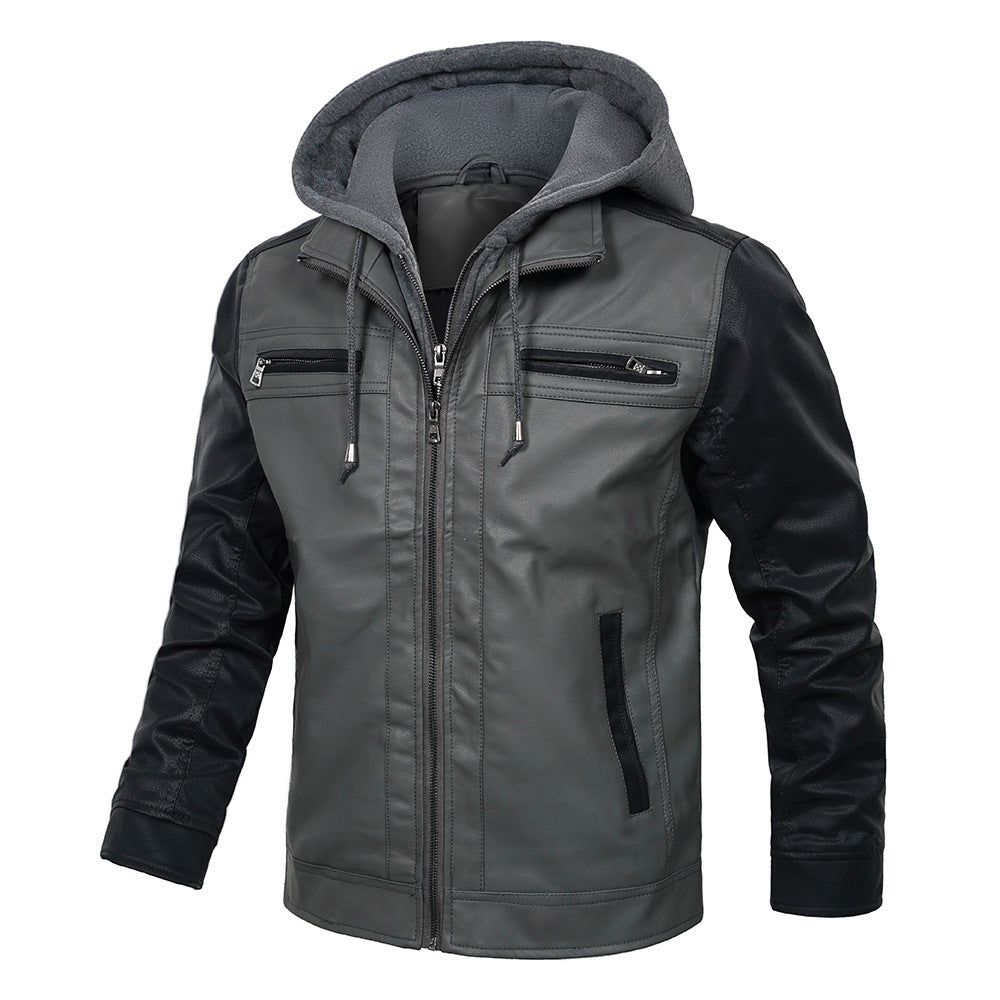 Fashion Leather Jacket Coat