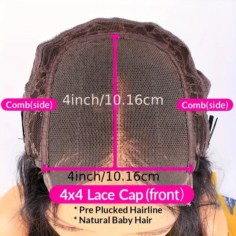 Deep Wave HD  Lace Front Wig Human Hair Density 13x4
