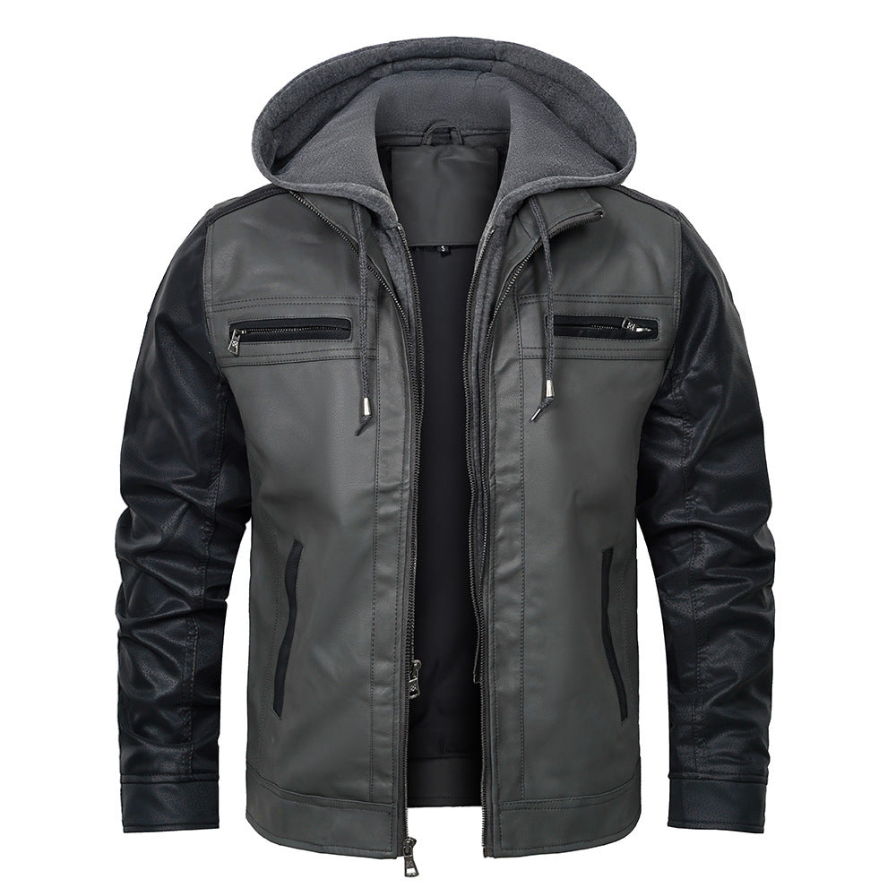 Fashion Leather Jacket Coat