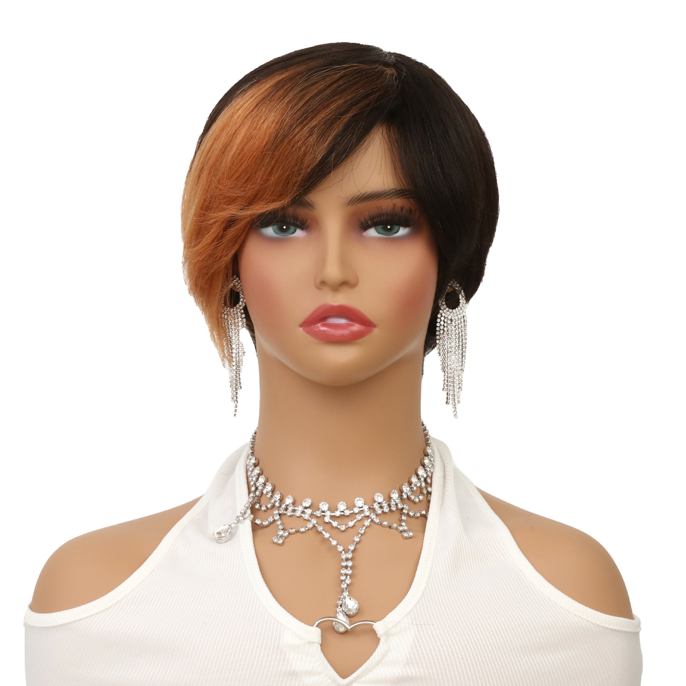Brazil Remy Hair Non-toxic Short Wig- Straight