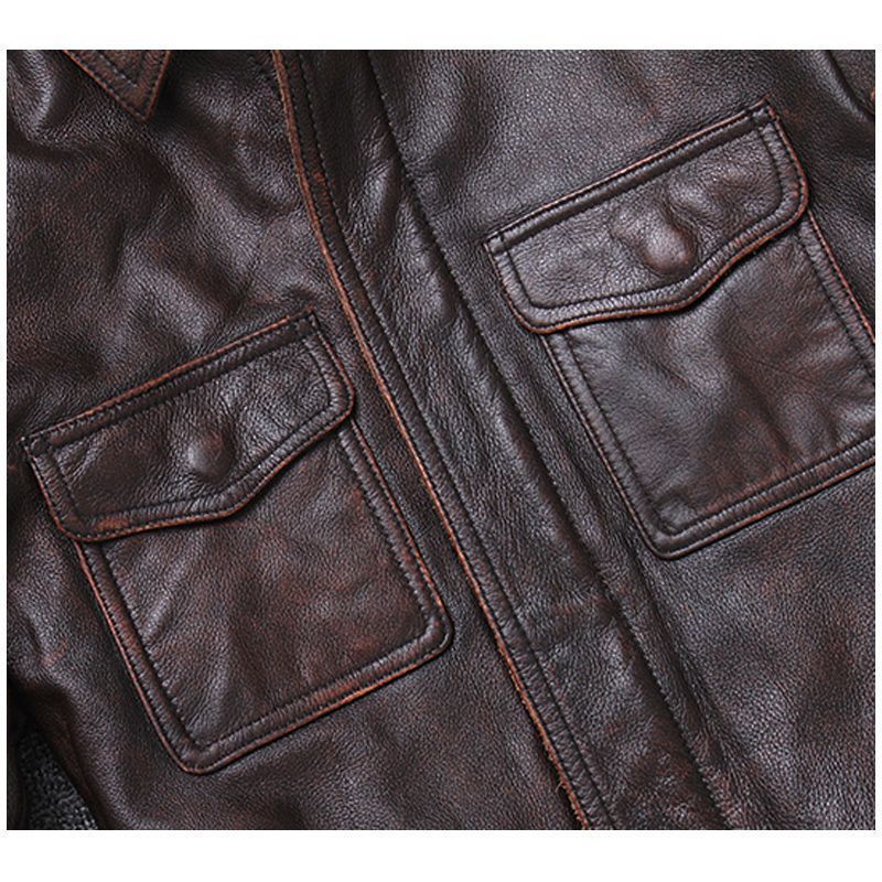 Men's Casual Motorcycle Leather Jacket