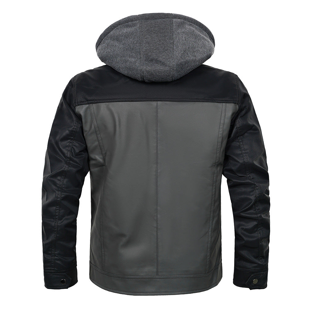 Fashion Leather Jacket Coat